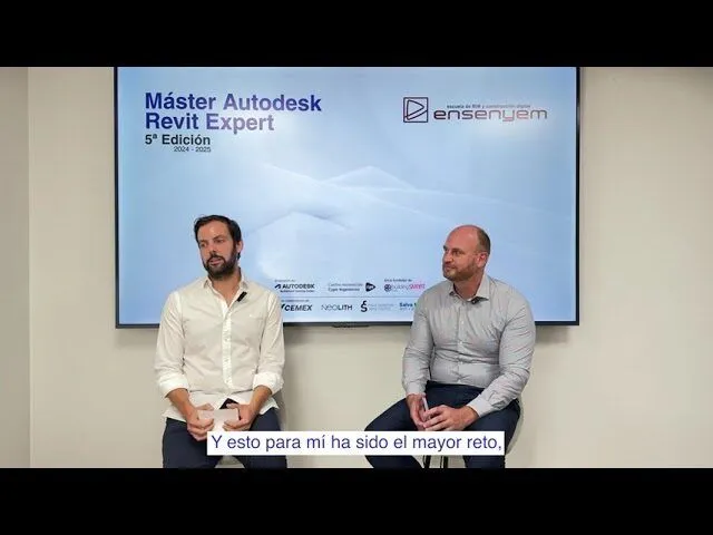 Testimonio en vídeo de un alumno del Máster Revit Expert