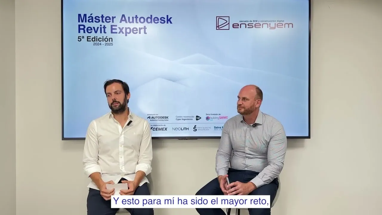 Testimonio en vídeo de un alumno del Máster Revit Expert