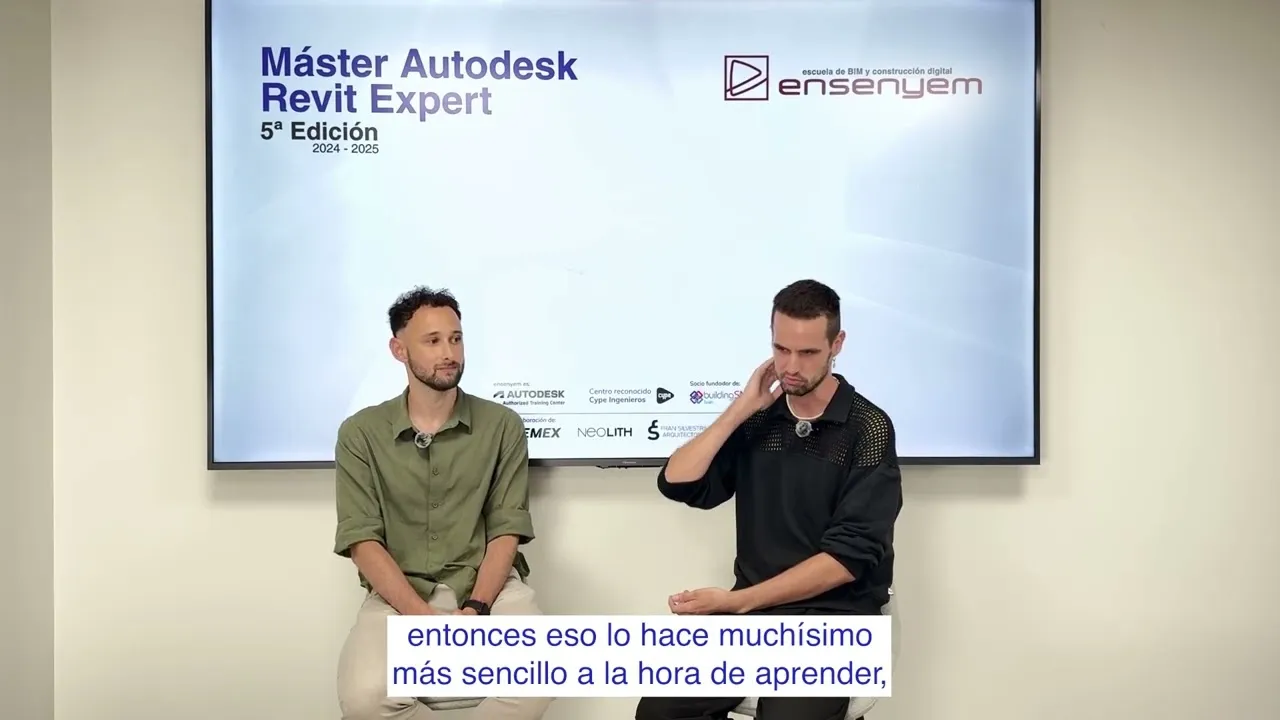 Testimonio en vídeo de un alumno del Máster Revit Expert