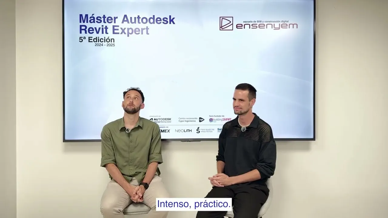 Testimonio en vídeo de un alumno del Máster Revit Expert