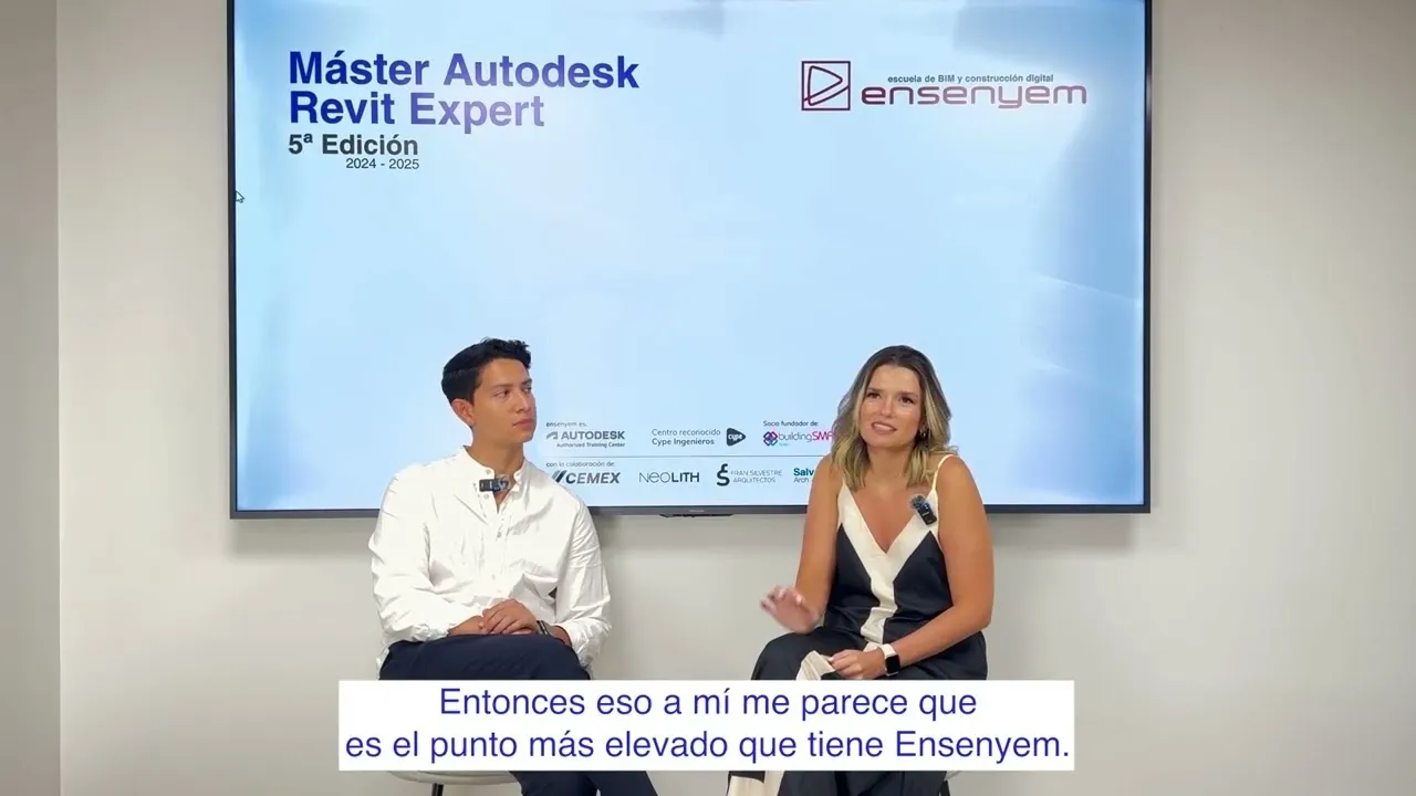 Testimonio en vídeo de un alumno del Máster Revit Expert