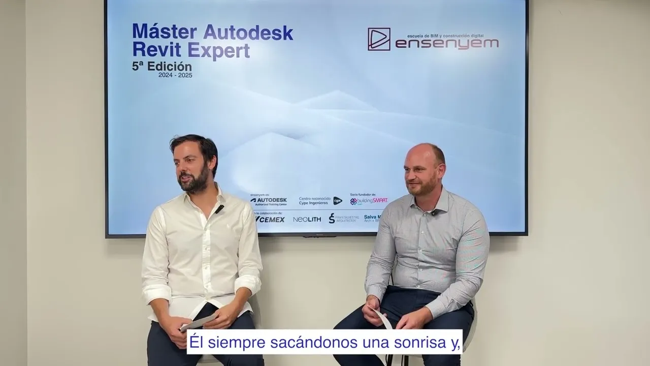 Testimonio en vídeo de un alumno del Máster Revit Expert