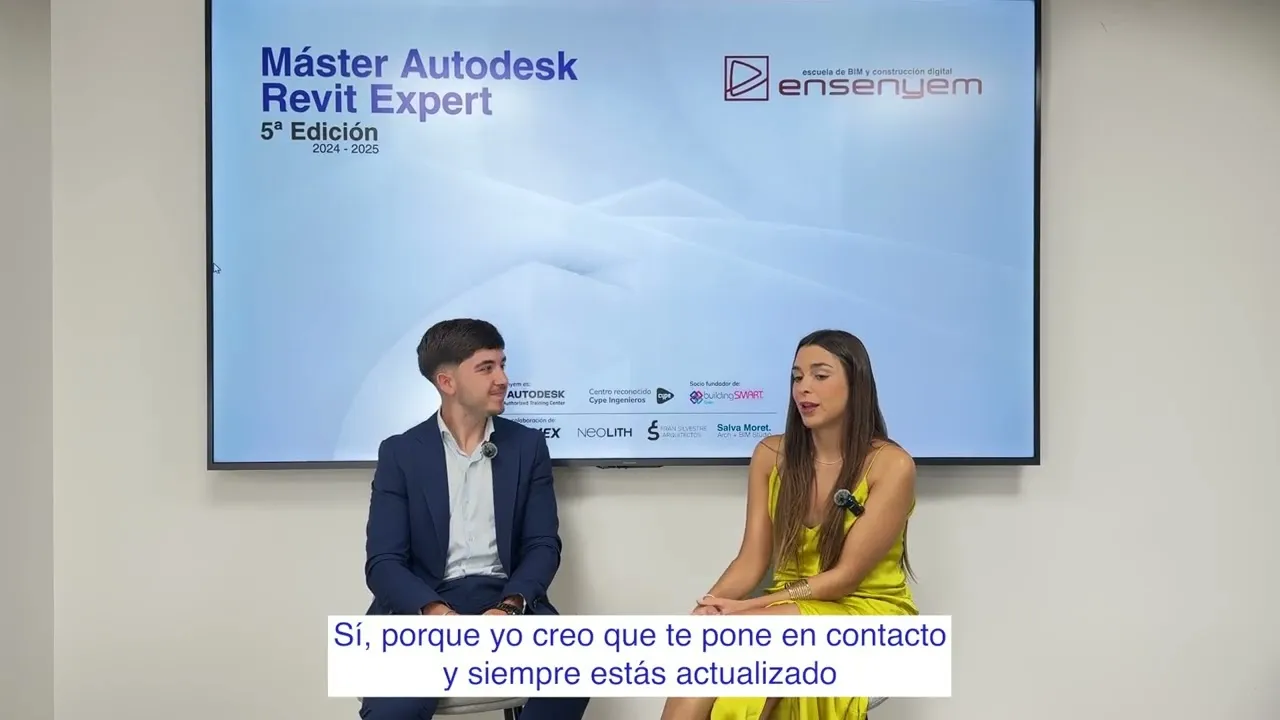 Testimonio en vídeo de un alumno del Máster Revit Expert