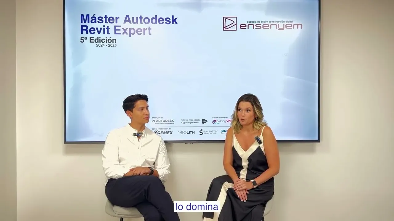 Testimonio en vídeo de un alumno del Máster Revit Expert