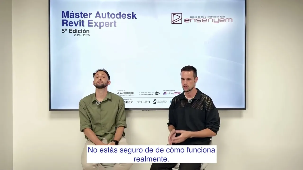 Testimonio en vídeo de un alumno del Máster Revit Expert