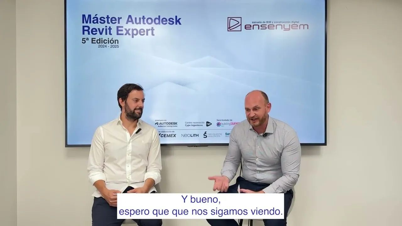 Testimonio en vídeo de un alumno del Máster Revit Expert