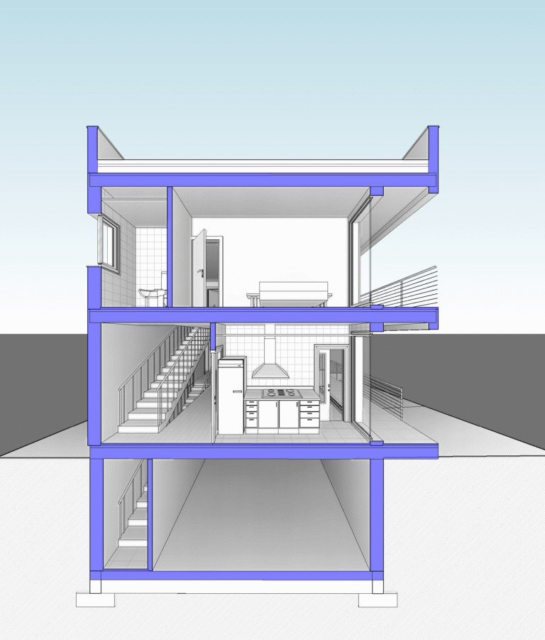 12.1 vista 3d sección fugada