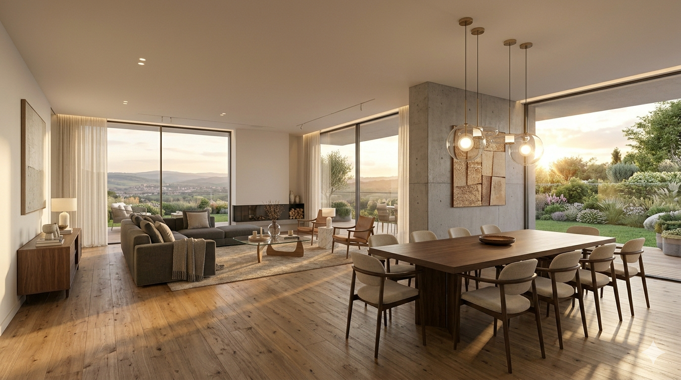 Render fotorrealista de interior